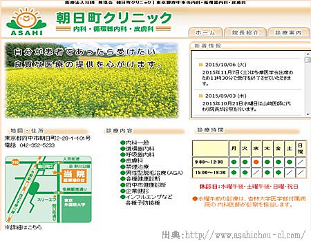 府中市～朝日町クリニック